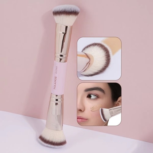 Dual ended makeup brush - dual-ended, for