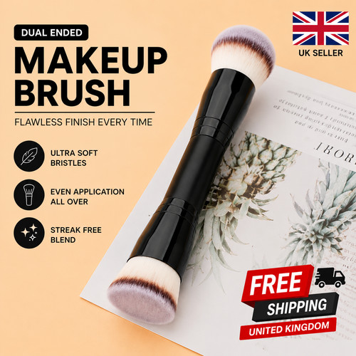 Dual ended makeup brush - dual-ended,