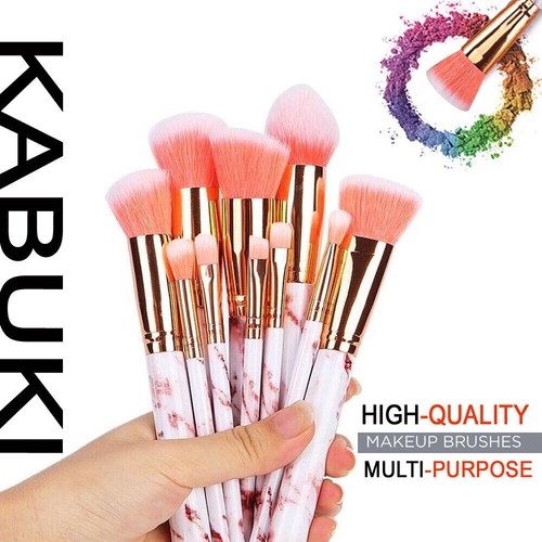 Pcs kabuki make brushes - 10,