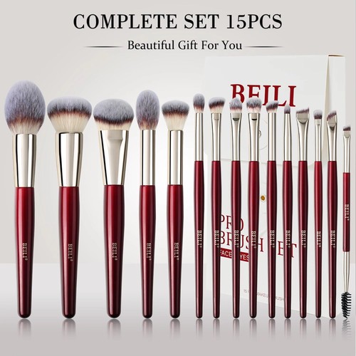 15pc professional burgundy