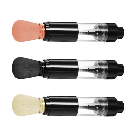 Powder brush with refillable - powder,