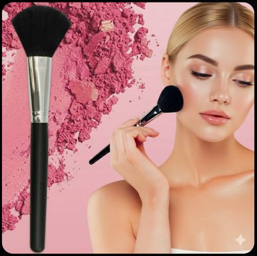 Blusher brush soft synthetic - blusher,