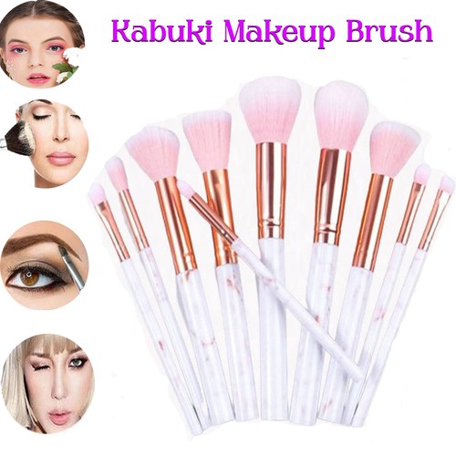 Pcs kabuki make brushes - 10,