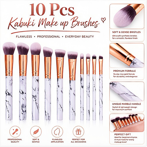 Pcs kabuki make - 10,